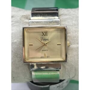 Vivani Gold Tone Women’s Cuff Watch